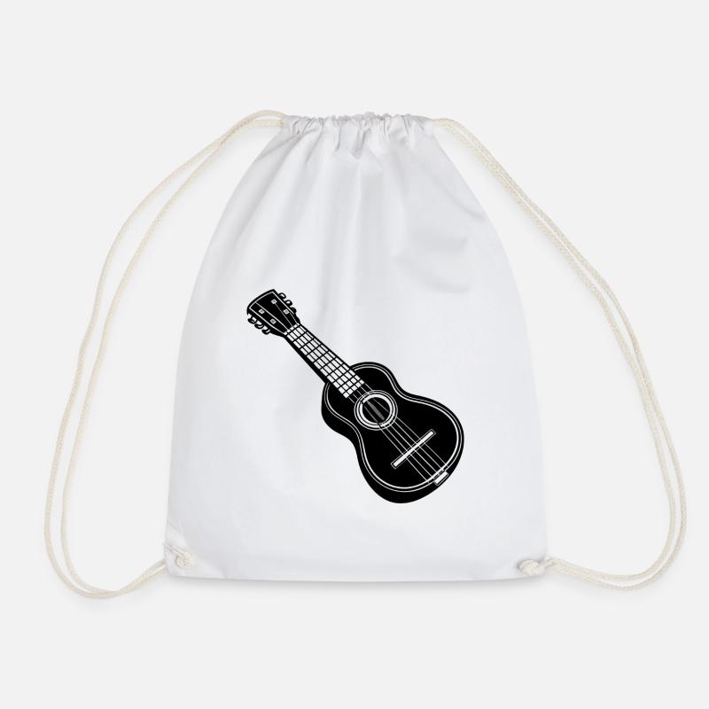 Ukulele - Turnbeutel - Weiß