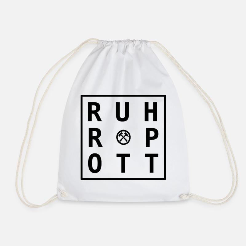 Ruhrpott Merch Design – Geschenk & Souvenir - Turnbeutel - Weiß