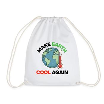 Rendre la Terre Cool à Nouveau – Agir maintenant - Sac de sport léger - blanc - Devant