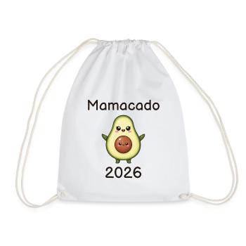 Mamacado 2026 – avocat maman enceinte - Sac de sport léger - blanc - Devant
