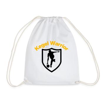 Kegel Warrior, Track Legend, All 9e, Bowler - Drawstring Bag - white - Front