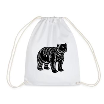 Ours polaire - Sac de sport léger - blanc - Devant