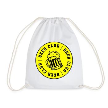 Beer Club Club Booze - Drawstring Bag - white - Front