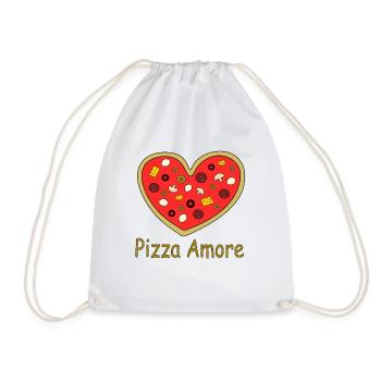 Pizza_Amore - Turnbeutel - Weiß - Vorne