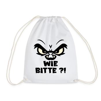 As please express - Drawstring Bag - white - Front