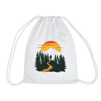 Wanderlust Explorer – Chemise de randonnée en plein air - Sac de sport léger - blanc - Devant