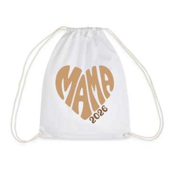 Maman 2026 - Sac de sport léger - blanc - Devant