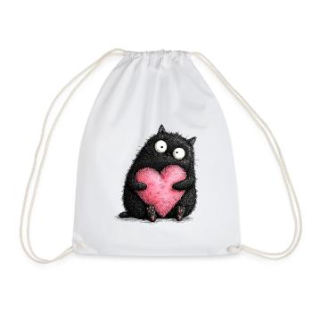 Amour des chats - Sac de sport léger - blanc - Devant