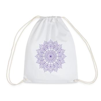 mandala - Sac de sport léger - blanc - Devant