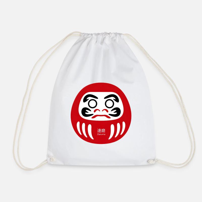 Daruma Focus - Turnbeutel - Weiß
