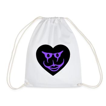 Love - Drawstring Bag - white - Front