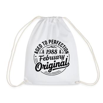 février 1988 – Légende des sommets et montagnes - Sac de sport léger - blanc - Devant