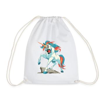 Angrycorn - Sac de sport léger - blanc - Devant