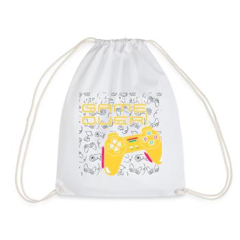 Born to Game – Gamer Lifestyle Graphic Design - Sac de sport léger - blanc - Devant