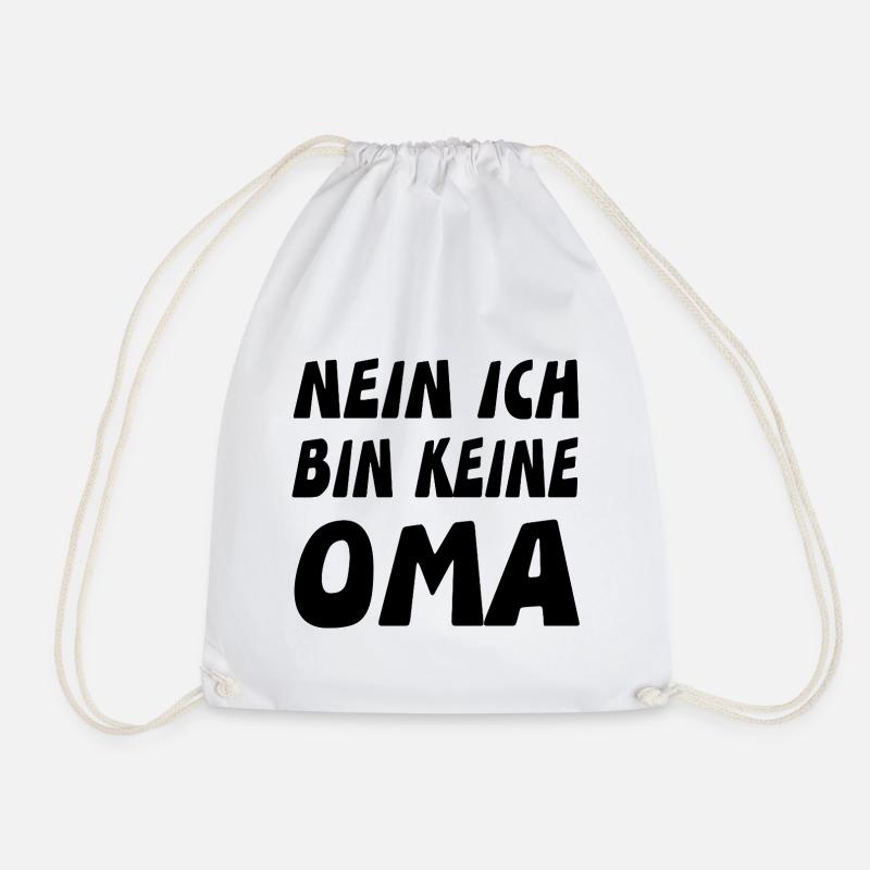 Oma - Turnbeutel - Weiß