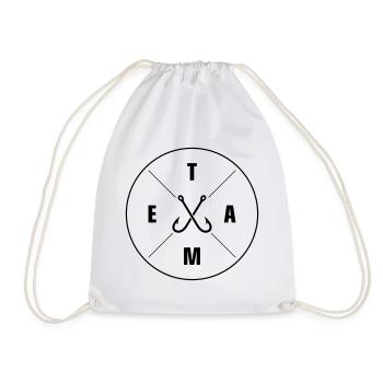 Fishing Team Angeln - Drawstring Bag - white - Front