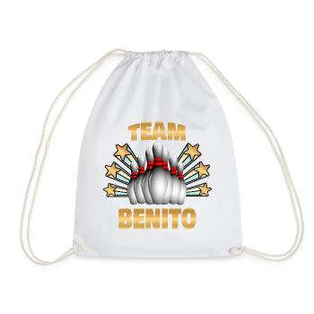 Cadeau pour Benito - Sac de sport léger - blanc - Devant