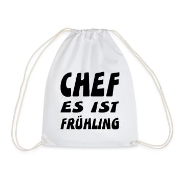 Chef - Turnbeutel - Weiß - Vorne
