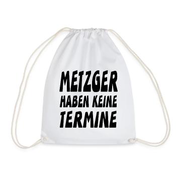 Metzger - Turnbeutel - Weiß - Vorne