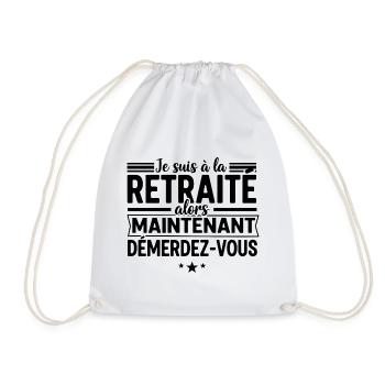 Retraite: Demandez-Vous Maintenant - Sac de sport léger - blanc - Devant