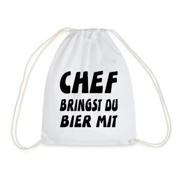 Chef - Turnbeutel - Weiß - Vorne