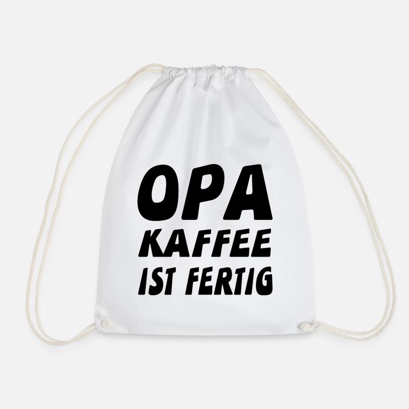 Opa - Turnbeutel - Weiß