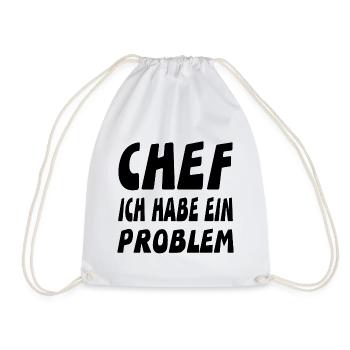 Chef - Turnbeutel - Weiß - Vorne