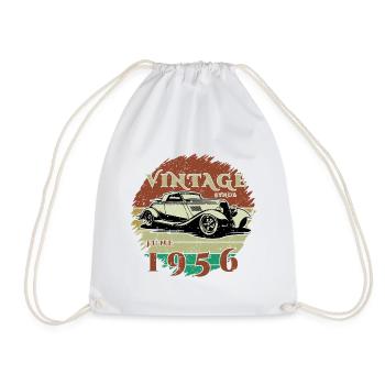 70e anniversaire - Classiques - Millésime depuis 06/1956 - Sac de sport léger - blanc - Devant