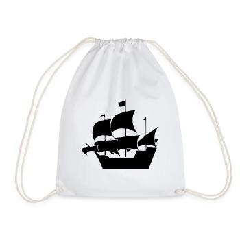 Sail - Drawstring Bag - white - Front