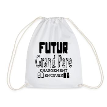 Futur Grand Père Chargement En Cours - Sac de sport léger - blanc - Devant
