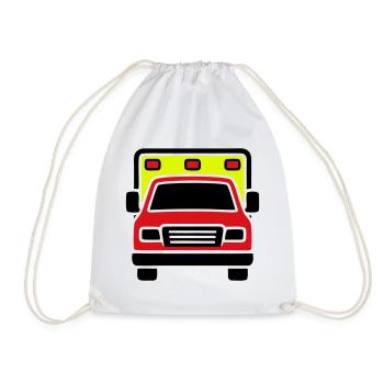 Ambulance Ambulance Front - Sac de sport léger - blanc - Devant