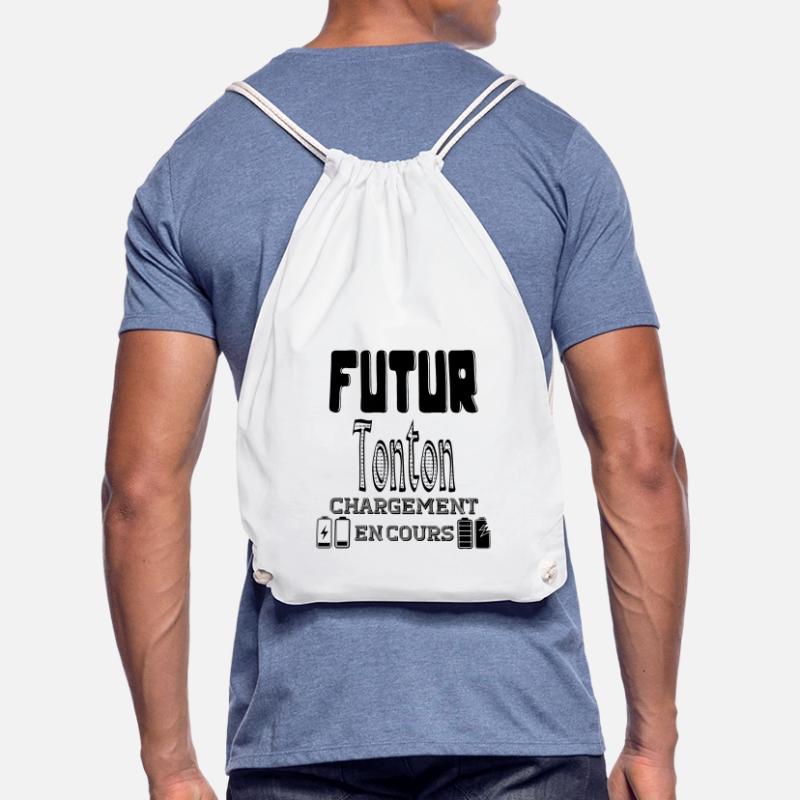 Future Uncle Loading In Progress Drawstring Bag