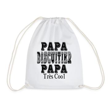 Papa Biscuitier Papa Très Cool - Sac de sport léger - blanc - Devant