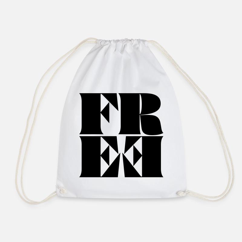 Free - Drawstring Bag - white