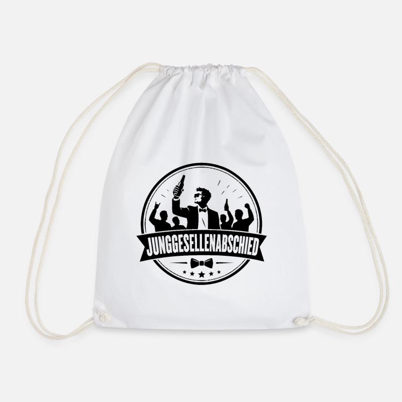 Junggesellenabschied - Turnbeutel - Weiß