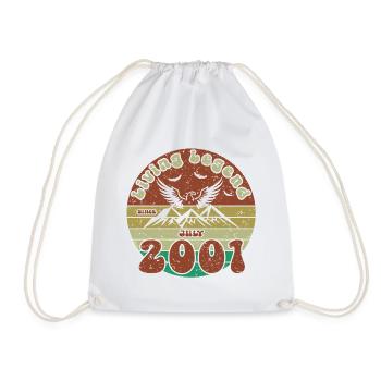 25e anniversaire Légende vivante depuis le VIN 07/2001 - Sac de sport léger - blanc - Devant