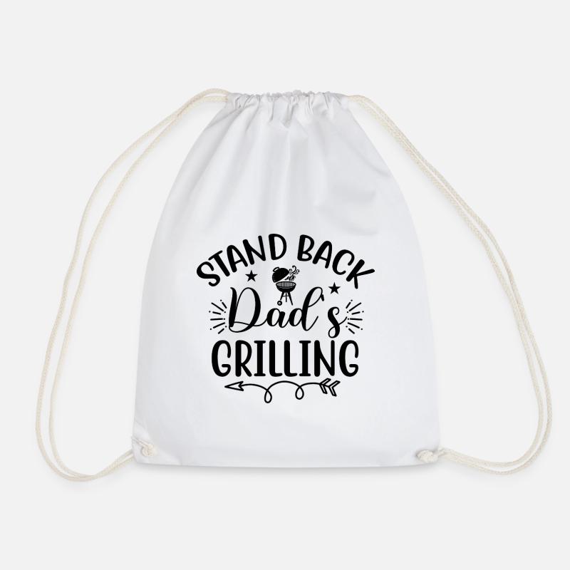 Stand Back I'm Grilling - Turnbeutel - Weiß