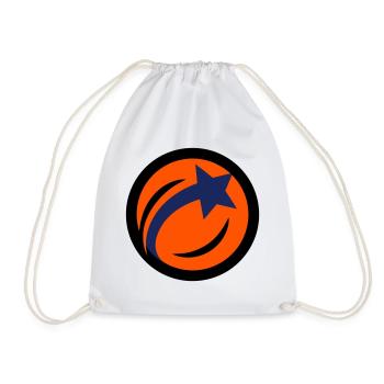 Logo du club de tennis de table star balle de table - Sac de sport léger - blanc - Devant