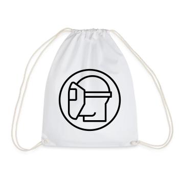 Casque de soudage, soudeur, spécialiste de la soudure - Sac de sport léger - blanc - Devant