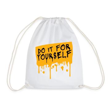 Do It For Yourself Inspirierend Selbstliebe Zitat - Turnbeutel - Weiß - Vorne