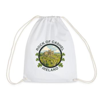 Rock of Cashel - Drawstring Bag - white - Front