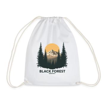 Schwarzwald Black Forest Heritage Badge - Drawstring Bag - white - Front