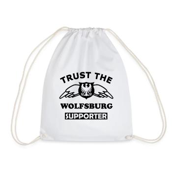 Wolfsburg Supporter - Drawstring Bag - white - Front