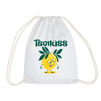 Farewell Job Change Lemon - Drawstring Bag - white - Front