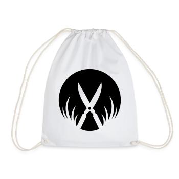 Gardener Hedge Trimmer Gardening - Drawstring Bag - white - Front