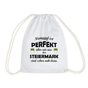 Steiermark - Turnbeutel - Weiß - Vorne