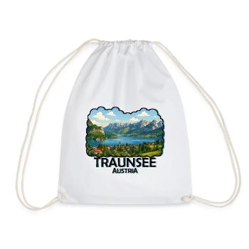 Traunsee - Turnbeutel - Weiß - Vorne