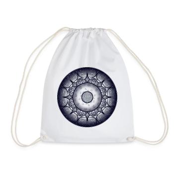 Sapphire Mandala - Turnbeutel - Weiß - Vorne