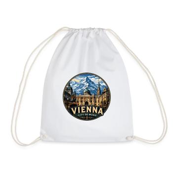 CTY02983 - Drawstring Bag - white - Front