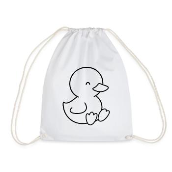 Un petit petit petit bébé et les enfants - Sac de sport léger - blanc - Devant